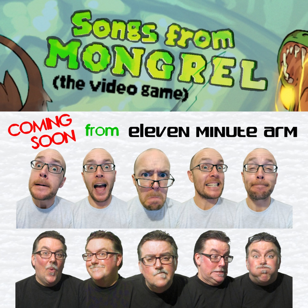 JefLeeson's tweet photo. Next week an EP of songs from #MongrelGame will be on all services. As half of Eleven Minute Arm (duo-ed up with @PillAcademy), lemme say the game is quirky, well written &amp; very original. *BIG* thanks to @Fischmell &amp; crew for including our odd soundwerks!
🥳🙏🎼
#indiegame #music https://t.co/2XW7Ypmauu
