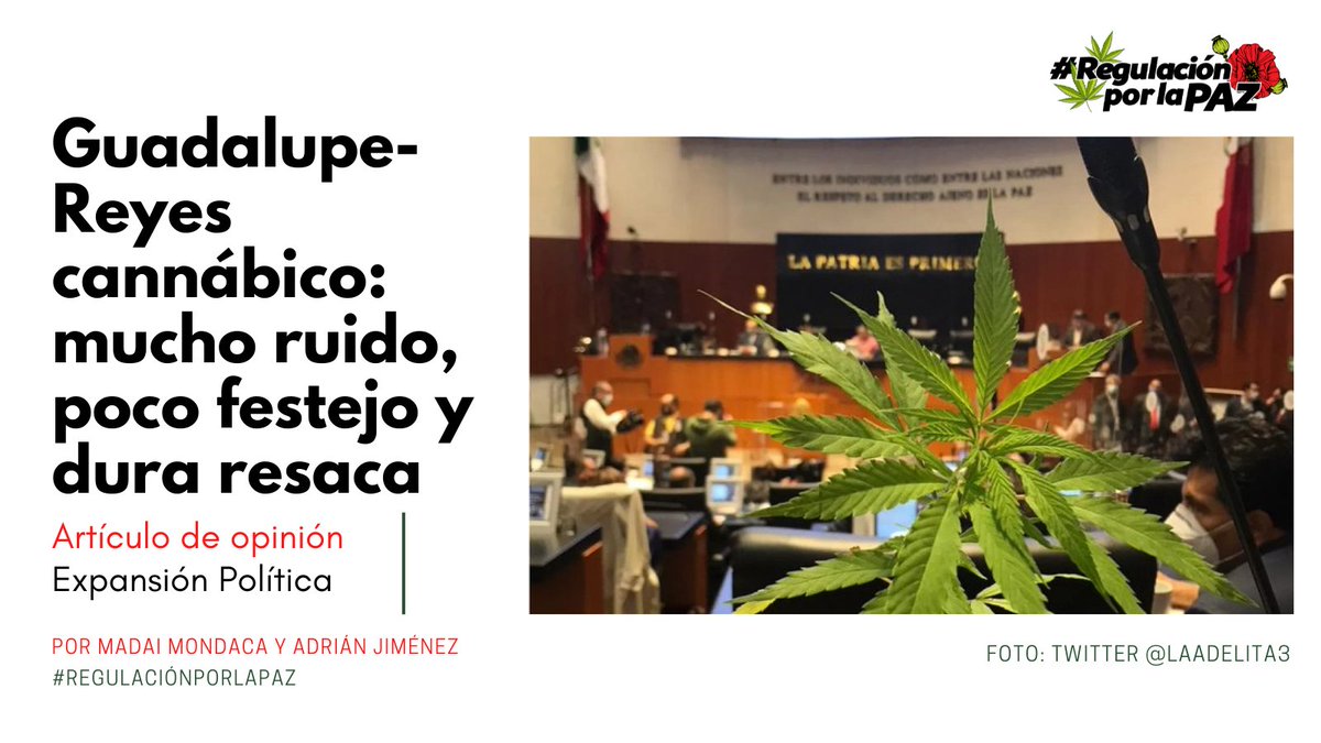 regulacionxpaz's tweet photo. #Opinión ✍️ 

Así inició el último mes de 2021, con la esperanza de tener una "verde navidad". Sin embargo, el @senadomexicano aplazó, de nuevo, la regulación y con ello, la posibilidad de acceder a #CannabisLegal.

Escriben Madai Mondaca y Adrián Jiménez
https://t.co/L3y9gjdpI8 https://t.co/I5R2XmSwSc