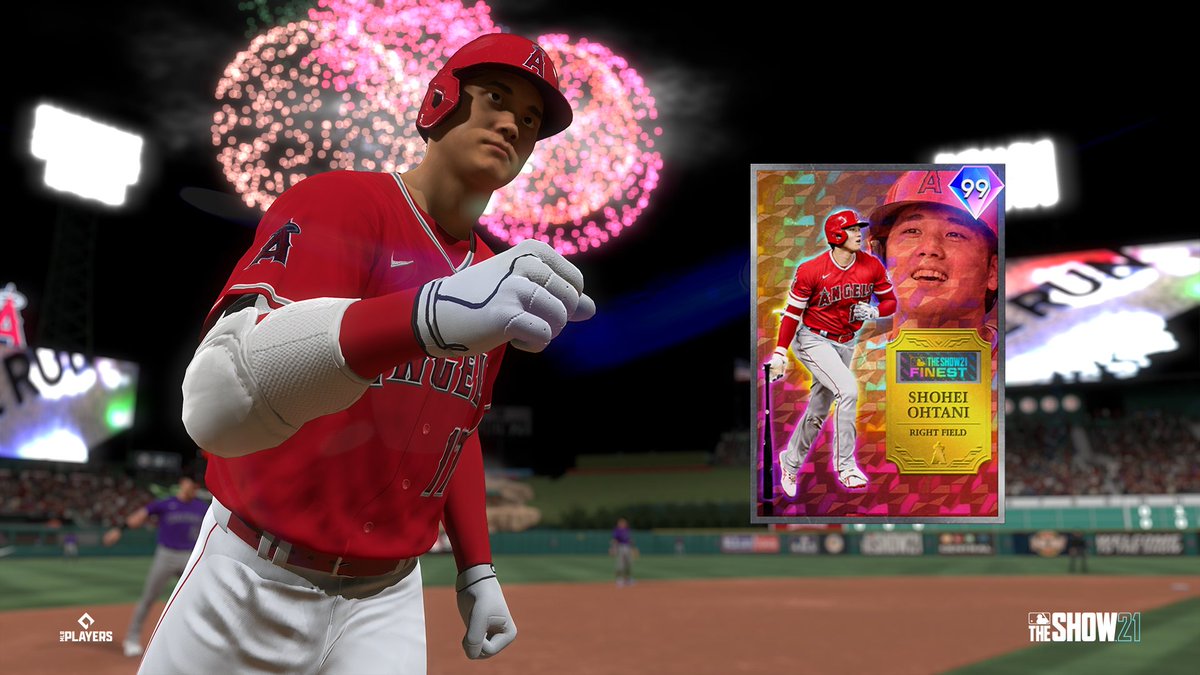 MLBTheShow's tweet image. 🚨Free MLB The Show 21 💎 Finest Series Ohtani in The Show Shop now! Use him in new Missions for XP towards the 11th Inning Program. 
MLB The Show 22 pre-order NOT required.