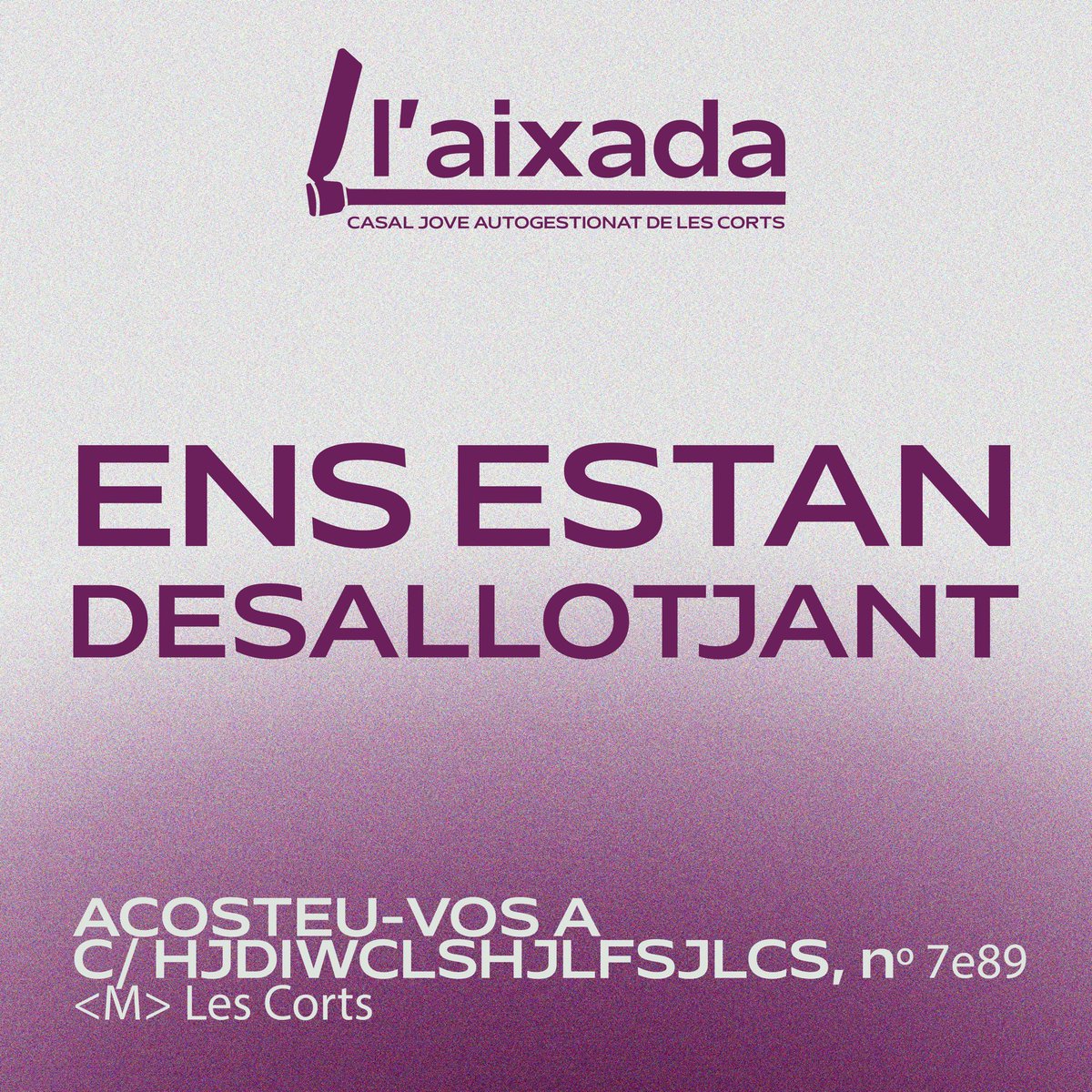Casal de Joves Autogestionat l’Aixada tweet media