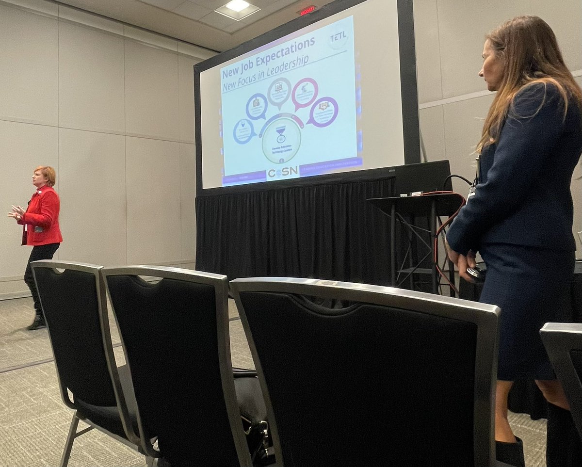 caracarter1's tweet image. Much has changed with the technology leader role and I’m proud that my organization, @TXEdTechLeaders, keeps up with changing times. Data privacy, district level strategic planning, blending information systems, public relations, district level budgeting #TETL2022 #tasa2022