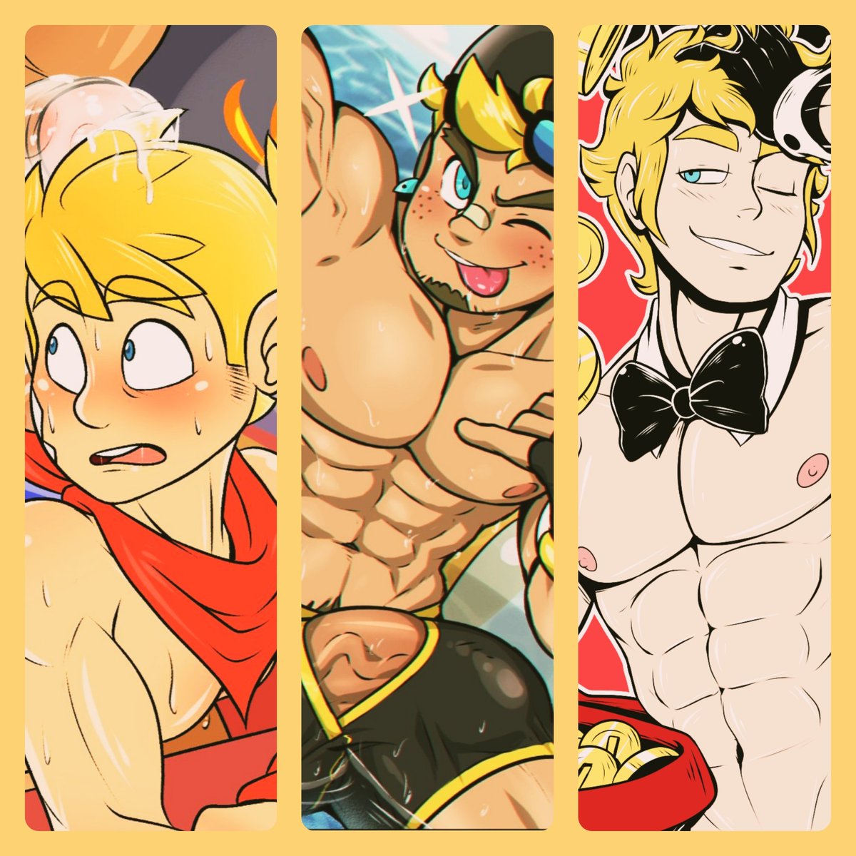 Okay, VERY quick temporary info pinned shit (Just ignore, i just want to throw something out right now lmao)

🍑Kooper, 🍆CJ and 💵James Wincester

Incest themes ahead, Nsfw-RP, you know it. Proper pinned coming soon hopefully LMAO