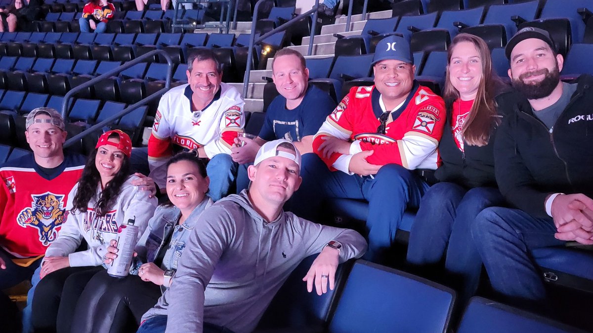 We had a great time last night. Thank you so much for the tickets. Panthers won! Law Enforcement Officer Henry. Event Attended: Florida Panthers vs. Vegas Golden Knights - NHL Military Appreciation Night. Tickets Donated By: @FlaPanthers #Memorymaker https://t.co/hHnL98h2zm