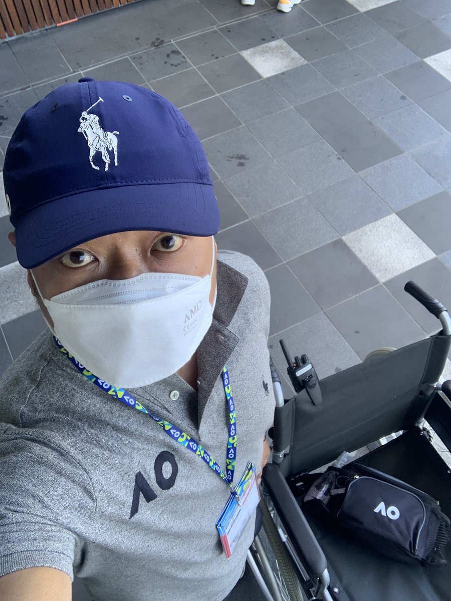 garyleecious's tweet photo. As Rafael Nadal clinched a record-breaking 21st singles major title Melbourne Park, I finished my last shift volunteering at the @AusOpen with @travellersaid - supporting access and inclusion because everyone should be able to experience all that Melbourne has to offer! #ausopen https://t.co/vCQWeAsoA3