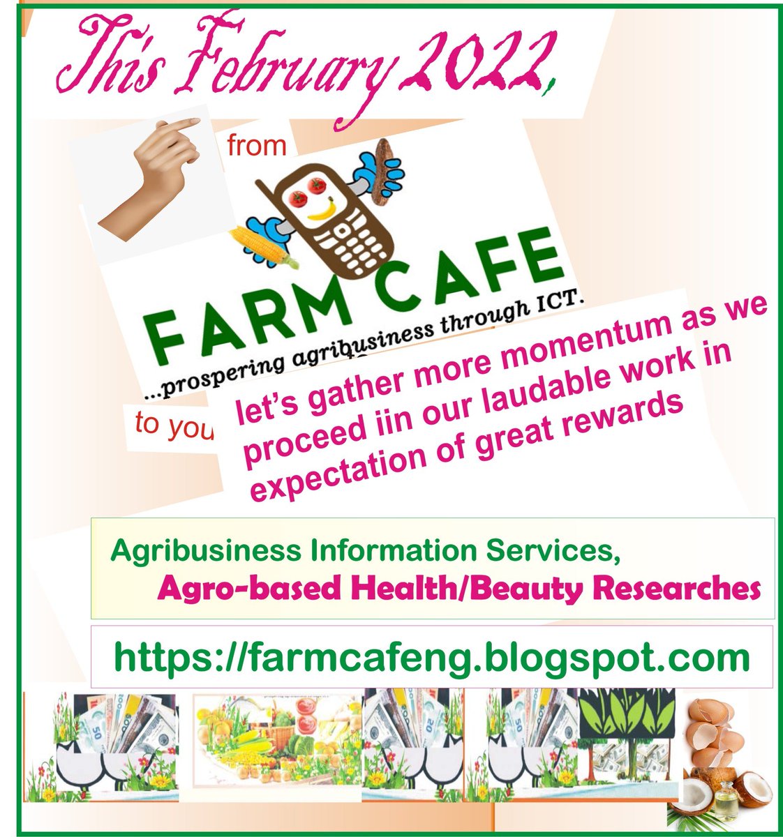 FarmCafe's tweet photo. From Farm Cafe: Agribusiness Information Services to you this new month...

#February #February2022 #newmonth #newmonthgreetings #Februarygreetings  #FarmCafe #FarmCafegreetings https://t.co/JlUNQohc6l