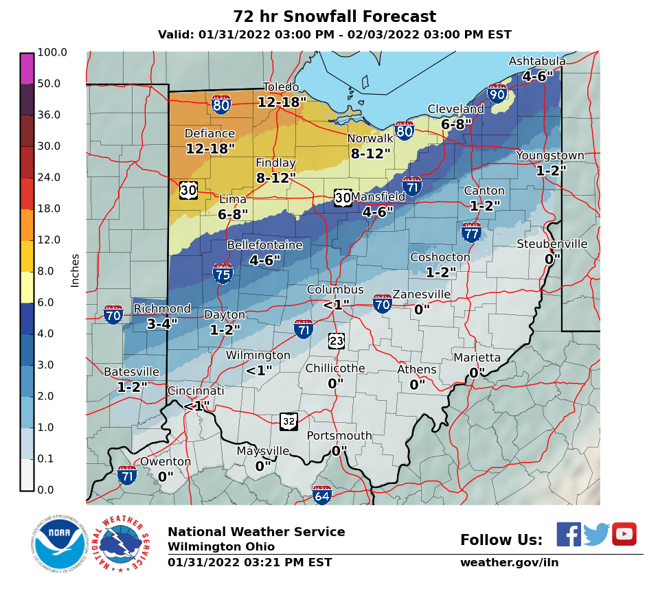 DelCoEMA's tweet image. Delaware County - a Winter Storm Watch has been issued until 7am Friday. This weather system will bring snow and ice accumulations to our area. 
#ClickThePic
This forecast may change as the storm gets closer. 
Always get your winter weather updates from reliable sources.
1/31/22