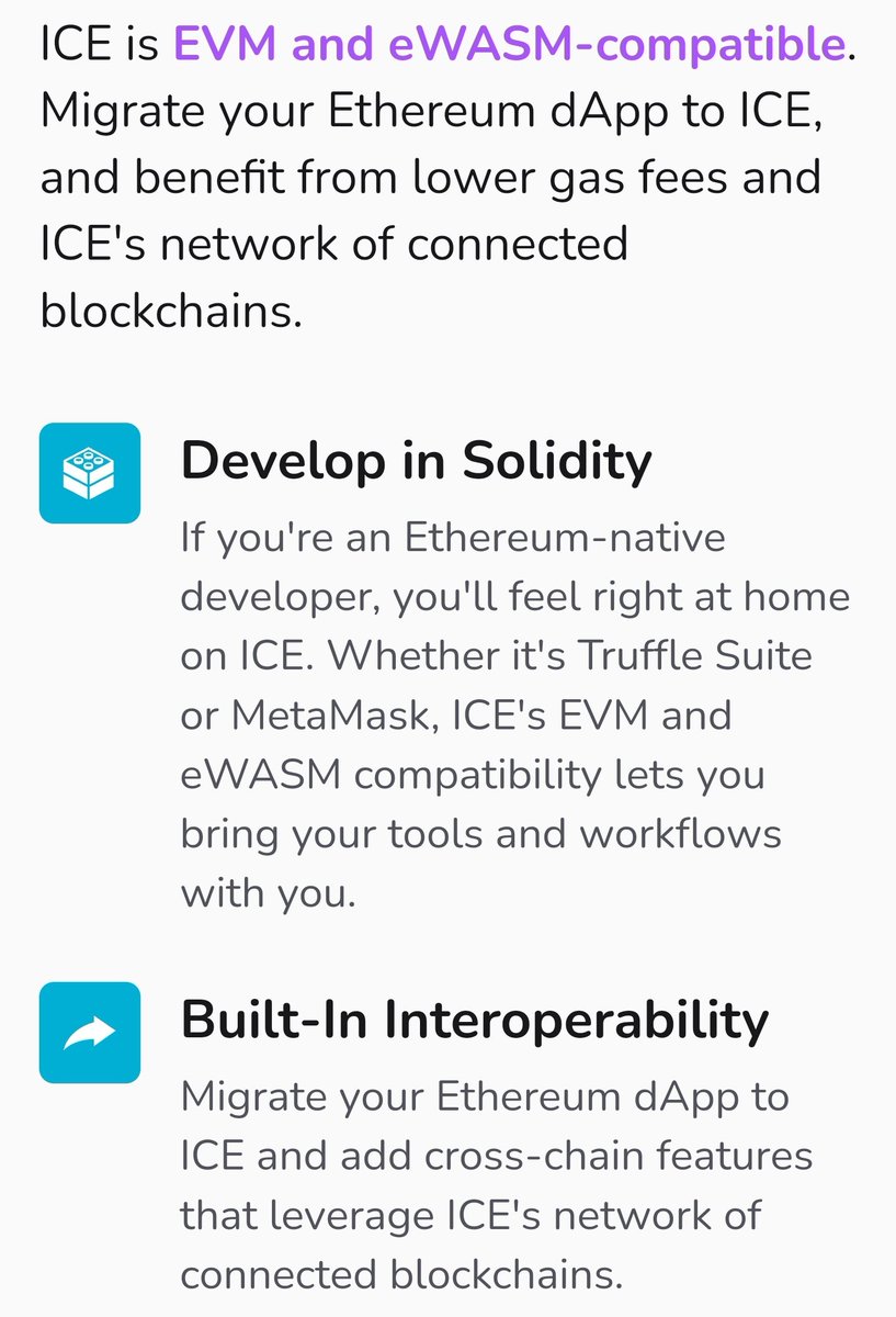 #ICE testnet has officially launched on #ICON. With support for #Algorand #BNB #HarmonyONE #KSM #Moonriver #Substrate #dot #Solidity #ETH #BSC #BNB #NEARProtocol and #moonbeam the #Interoperability of the $ICX #Blockchain is starting to set the bar in Multi-Chain compatibility.