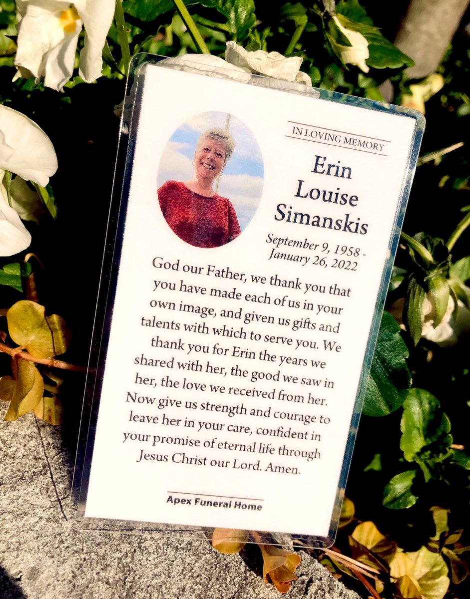 A final farewell today to our beloved <a href="/wral/">WRAL NEWS in NC</a> colleague, Erin Simanskis. Amid this loss, our newsroom has never felt more connected. Erin, as you cared for us, we’ll keep caring for each other &amp; others. “May the Lord enfold you in his mercy. May you find eternal life.” ❤️