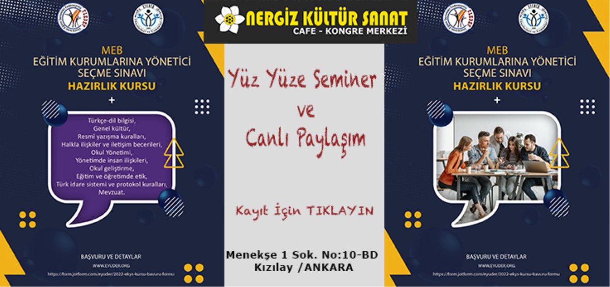 EKYS Yüz Yüze Seminerlerimiz Başlıyor. Kontenjanla sınırlıdır. Eğitimlerimize (üyemiz olsun-olmasın) tüm eğitimcilerimiz davetlidir. form.jotform.com/eyuder/2022-ek…