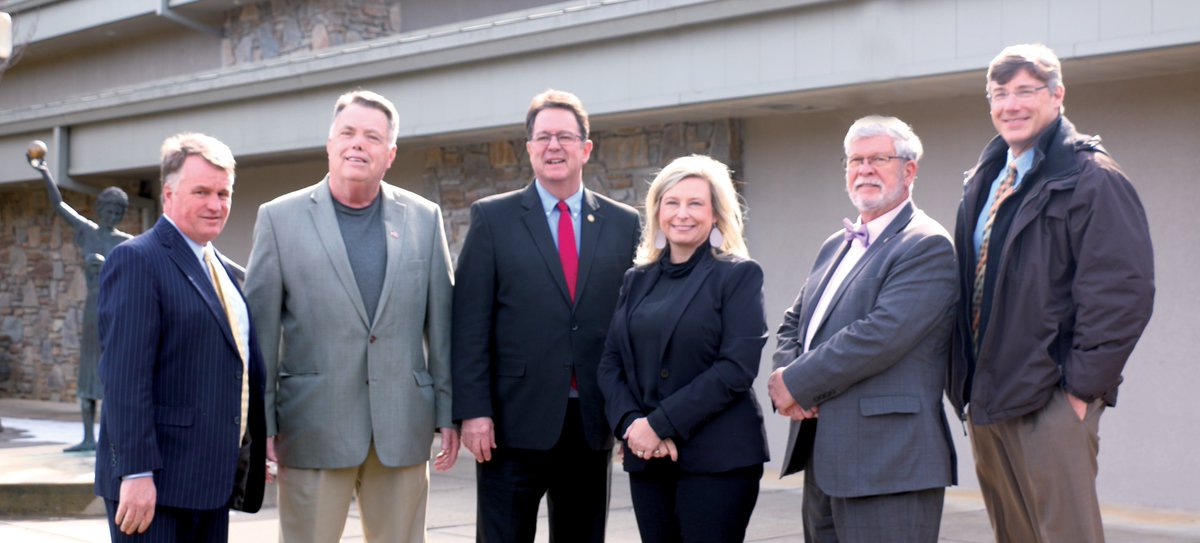NCCATNews's tweet photo. NCCAT appreciates the visit by Sen. Kevin Corbin and Rep. Mike Clampitt today to discuss campus expansion plans at Cullowhee. Both Sen. Corbin and Rep. Clampitt were integral in securing the funding. The project  provides further opportunities to partner with @WCU https://t.co/gIaZIn7qna