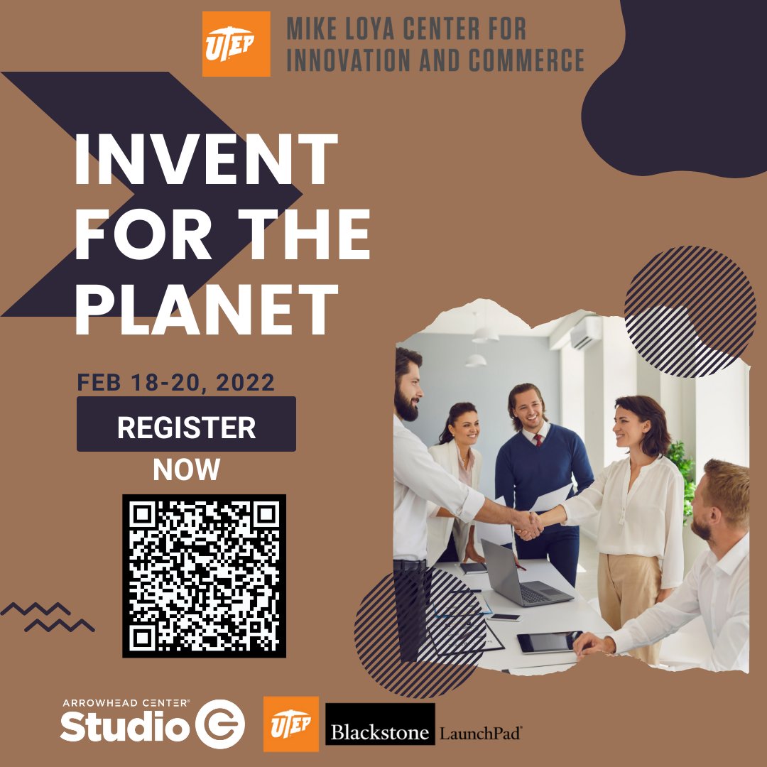 Join us for Invent for the Planet, a 48-hour intensive design experience (IDE) that engages students at different universities around the world on a single weekend to solve high-impact, global problems. 
First Place $500, Second Place $250 and Third Place $150!