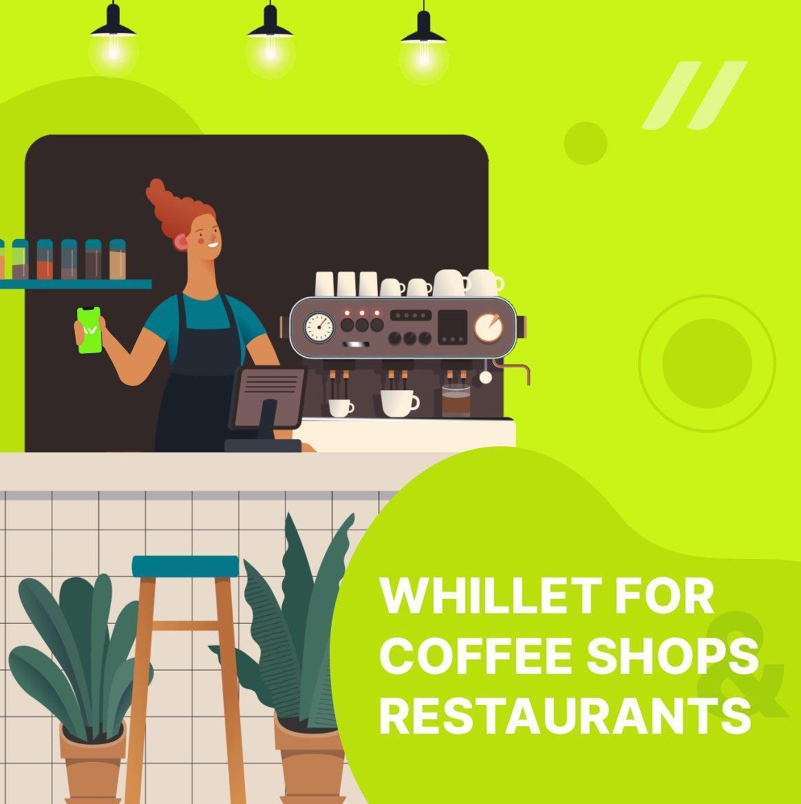 Boost revenue of your restaurant/coffee shop with Whillet
✓ Personal accounts
✓ Loyalty programs
✓ Pay on the go
✓ Payment options 
✓ And much more…
Whillet is a financial service provider that allows you to set up a fully-customizable payment system
whillet.com