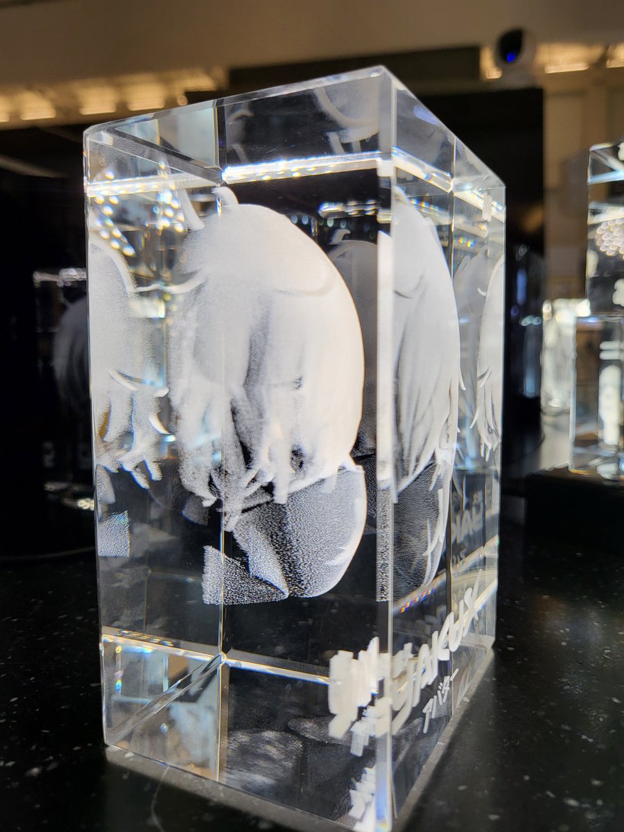 YakuCorp's tweet photo. 💎FREE Yaku merch💎

Our community is already making some cool things. To win this crystal-etched Yaku Avatar from our whitelisted member @Crystal3Dnft just:

1. Retweet this tweet
2. Follow us both

Winner announced in 24 hours in Discord, must have a shipping address to claim. https://t.co/sCxyrjFWGC
