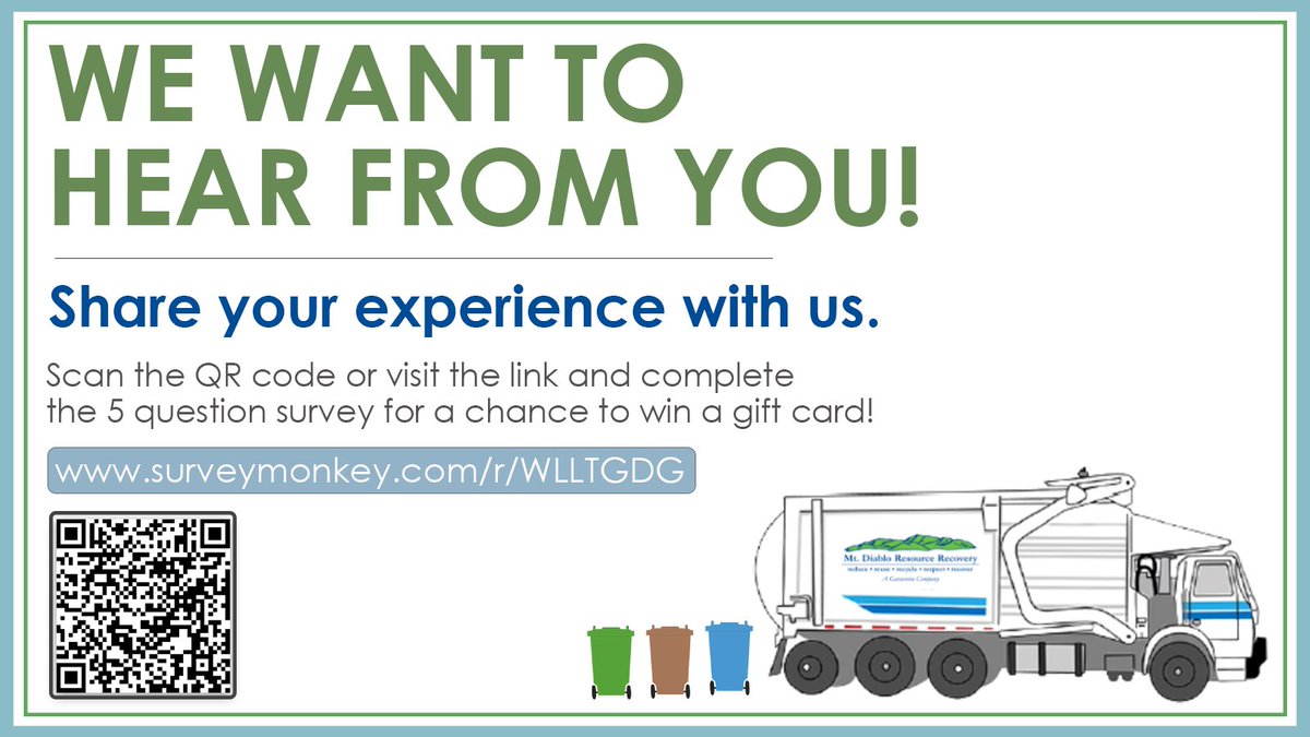 mtdiabloresrec's tweet photo. As we continue to improve our services, we need your feedback! Please take our survey at https://t.co/2s0l5K1C2B for a chance to win a $75 gift card. 🗣 👍 ❕ #customerexperience #survey #feedback #valuedcustomers #trustedprovenessential https://t.co/xbEjQa3gRW
