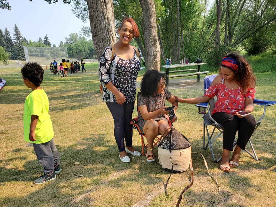 CareEthio's tweet photo. Appreciate brilliant service of volunteer moms and sisters in general. We never thought this @ethiocare calgary summer camp 2021 brings together all of us at this level. @CalgFoundation @UnitedWayCgy @YourAlberta @SecondHarvestCA https://t.co/GZsI7t7uzO