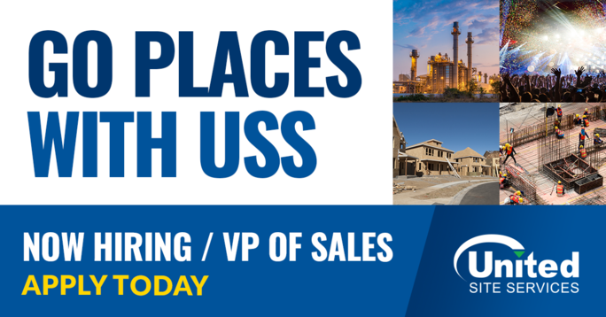 UnitedSiteServ's tweet photo. USS is looking for a Sales VP to join our talented team and lead  sales efforts across the West region!  Come join a company whose services are always in demand with opportunities to learn and grow. #GoPlacesWithUSS 
Learn more &amp; apply online today: https://t.co/wUA4YnzXAG https://t.co/sgiC83qU6f