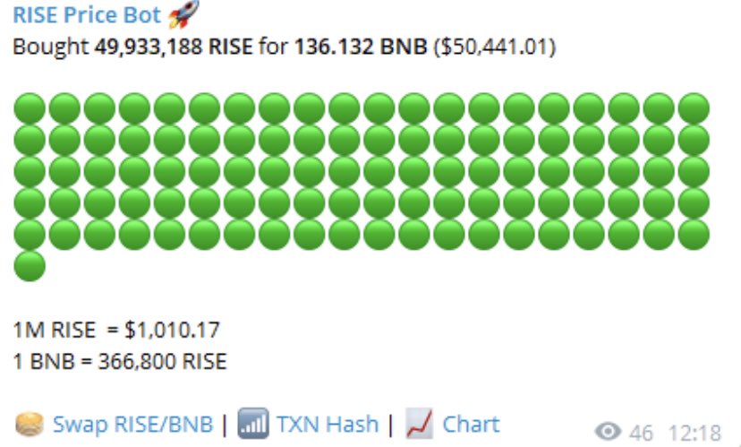 mj1980crypto's tweet photo. A 50k$ purchase into #EverRise earlier today. A clear sign that the dapp ecosystem is attracting big scale investors. Join us now while the project is ridiculously undervalued, I don’t think it will be for long. $Rise @EverRise @elonmusk @cz_binance @Ryanbabel https://t.co/cv9qP1Od5Y