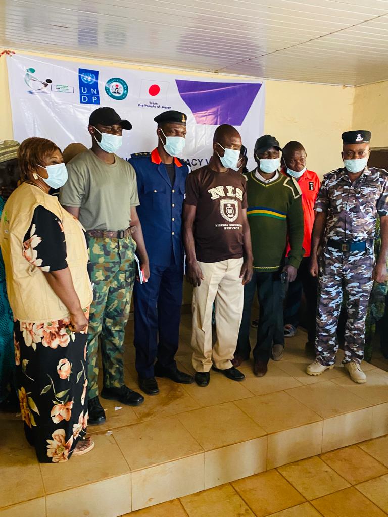 gajinigeria's tweet photo. #GAJI with support from #UNDP #Japan "enhancing social cohesion and community security" towards #earlyrecovery and #peacebuilding, #conflictaffectedcommunities. Advocacy and sensitization of Gbajimba community Guma LGA in Benue State #socialcohesion #communitysecurity https://t.co/RBzfEsGBkc