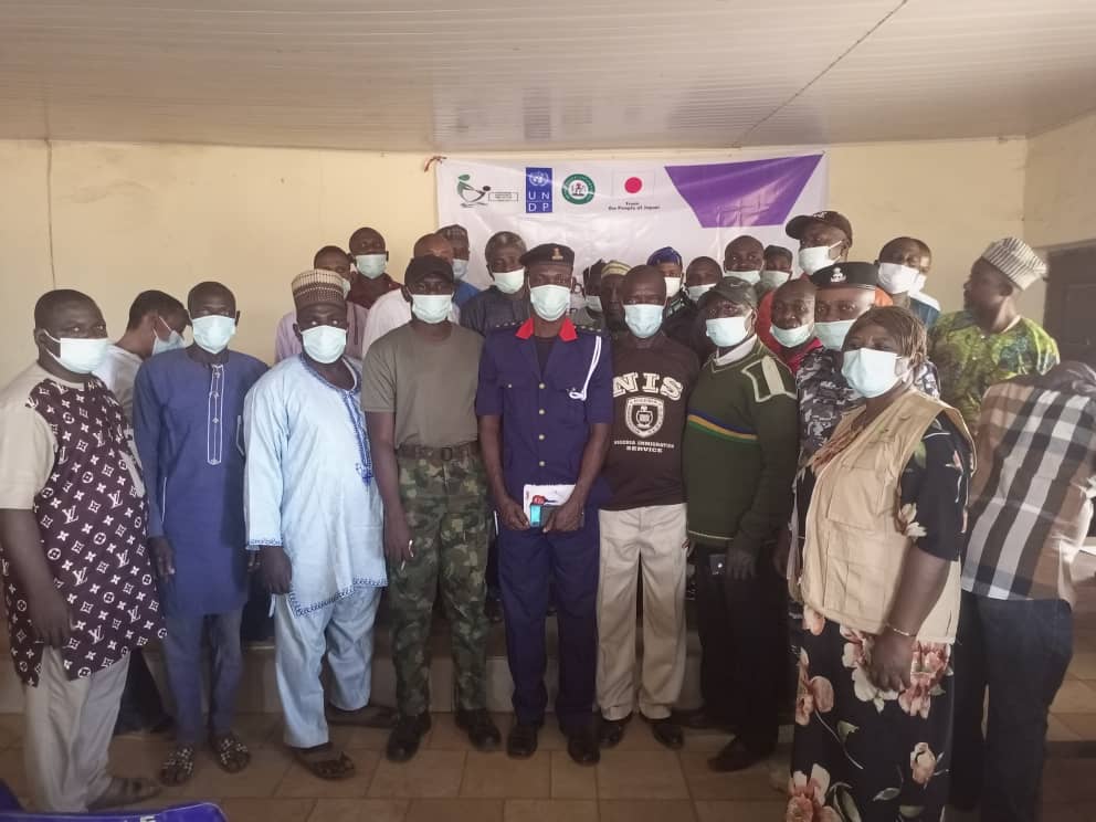 gajinigeria's tweet photo. #GAJI with support from #UNDP #Japan "enhancing social cohesion and community security" towards #earlyrecovery and #peacebuilding, #conflictaffectedcommunities. Advocacy and sensitization of Gbajimba community Guma LGA in Benue State #socialcohesion #communitysecurity https://t.co/RBzfEsGBkc