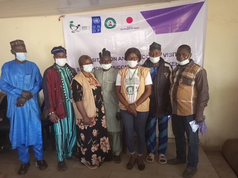 gajinigeria's tweet photo. #GAJI with support from #UNDP #Japan "enhancing social cohesion and community security" towards #earlyrecovery and #peacebuilding, #conflictaffectedcommunities. Advocacy and sensitization of Gbajimba community Guma LGA in Benue State #socialcohesion #communitysecurity https://t.co/RBzfEsGBkc