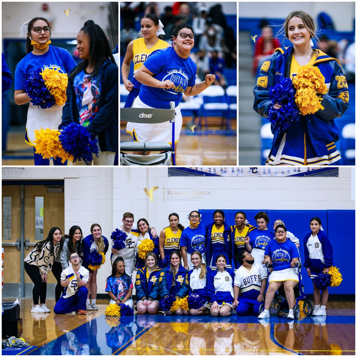 RubiconSportsMV's tweet photo. Here are a few pics of the wonderful halftime performance.  Great job by everyone! @SCHS_Cheer_Team @SamuelClemensHS https://t.co/Z6PjUAPro8
