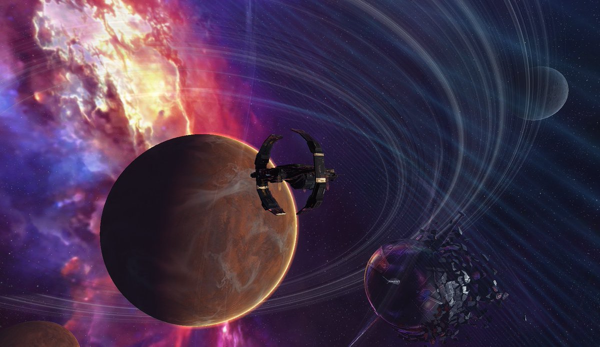 OuchMax's tweet image. Did it! 🤩
(And, you know, returned to space from a bit of a break, this was a lovely way to warm up again!)
Now, when can we expect New Eden to get some more shiny colours like these, #eveonline hmmm? 😏