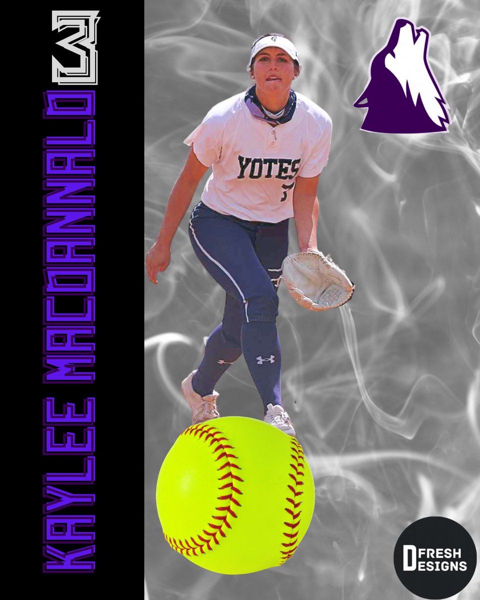 DFreshDesigns's tweet photo. @kaylee_macd had herself a weekend in Arizona!

6 Games
7-13 2B GS 7 RBI

@YoteSoftball #COI #Softball

To have your own custom graphic created, inquire by DM on Instagram @DFreshDesigns1! #graphicdesign #socialmedia #sports #college #highschool  #graphicdesigner #smallbusiness https://t.co/WcLxdQ1HCf