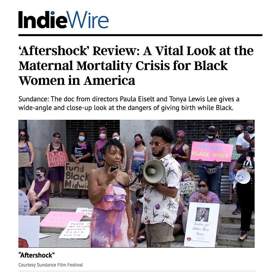 CalvanDaydreams's tweet photo. It was an absolute honor to work on THIS film. 
‘Aftershock’ is a documentary film about the the black maternal mortality crisis. 
I thought I knew but, I knew nothing. 
I implore you to see THIS film when it’s avail. 
#aftershockdocumentary #sundancefilmfestival https://t.co/qsQ0OMVYYU