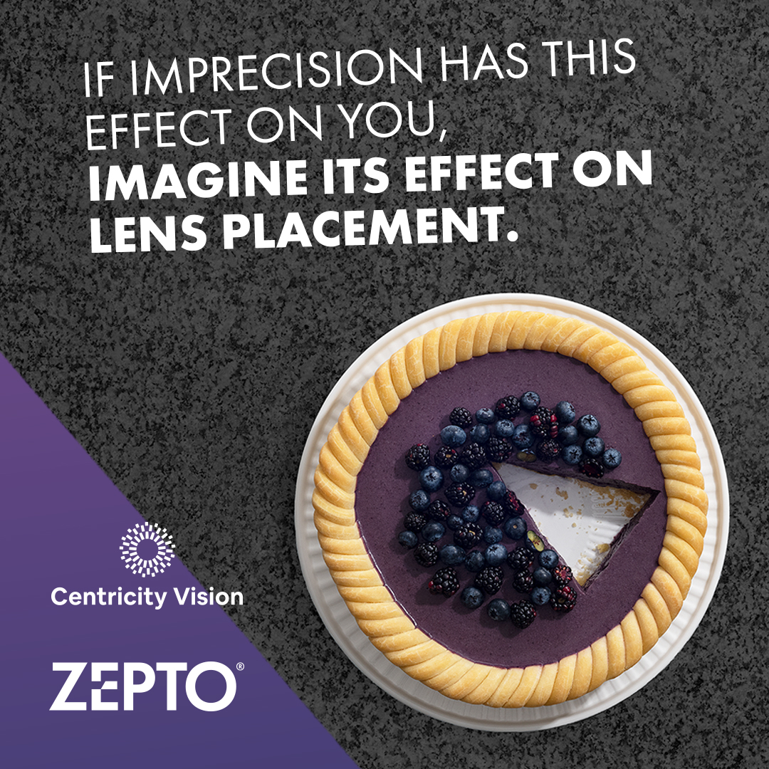 ZeptoCataracts's tweet photo. They say nobody is perfect, but with ZEPTO you can be one step closer to perfection. The Next Generation ZEPTO allows for precision capsulotomies every time. Learn more on our website: https://t.co/keQsnn5UWg
#ZeptoZone #capsulotomy #precision https://t.co/aIRZ0y6VGD