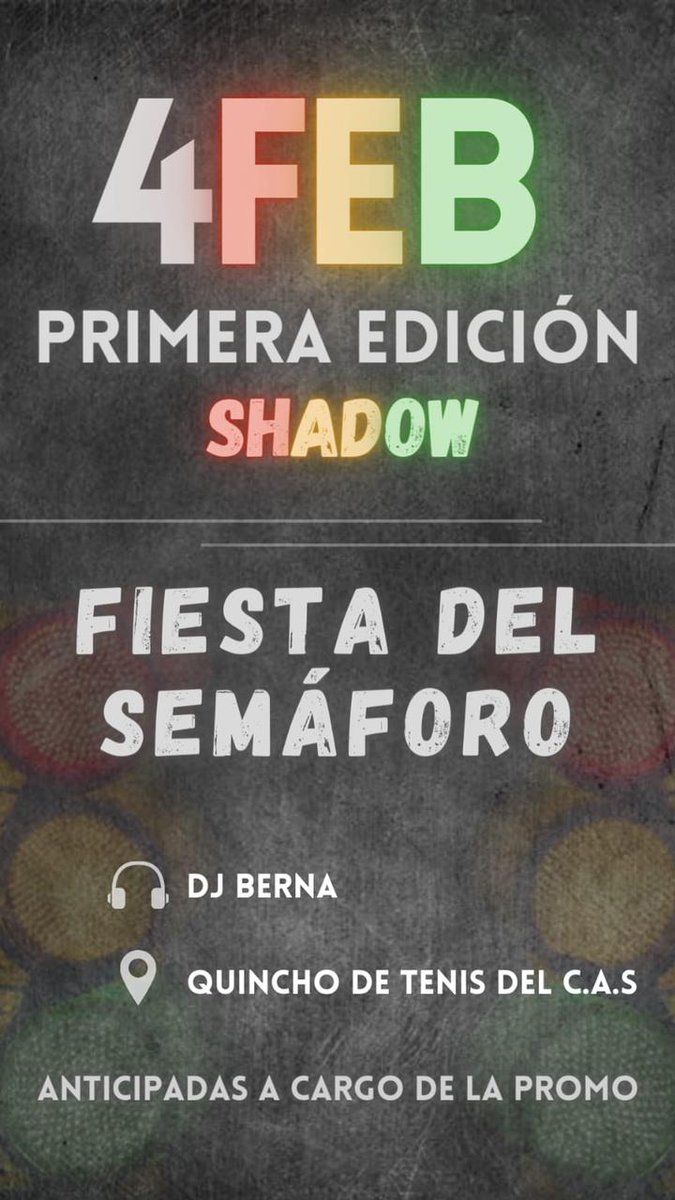 ¡YA TENEMOS FECHA!🙌🏻🥳
•Agendá 04/02💥
•Antis a cargo de los chicos de la promo
