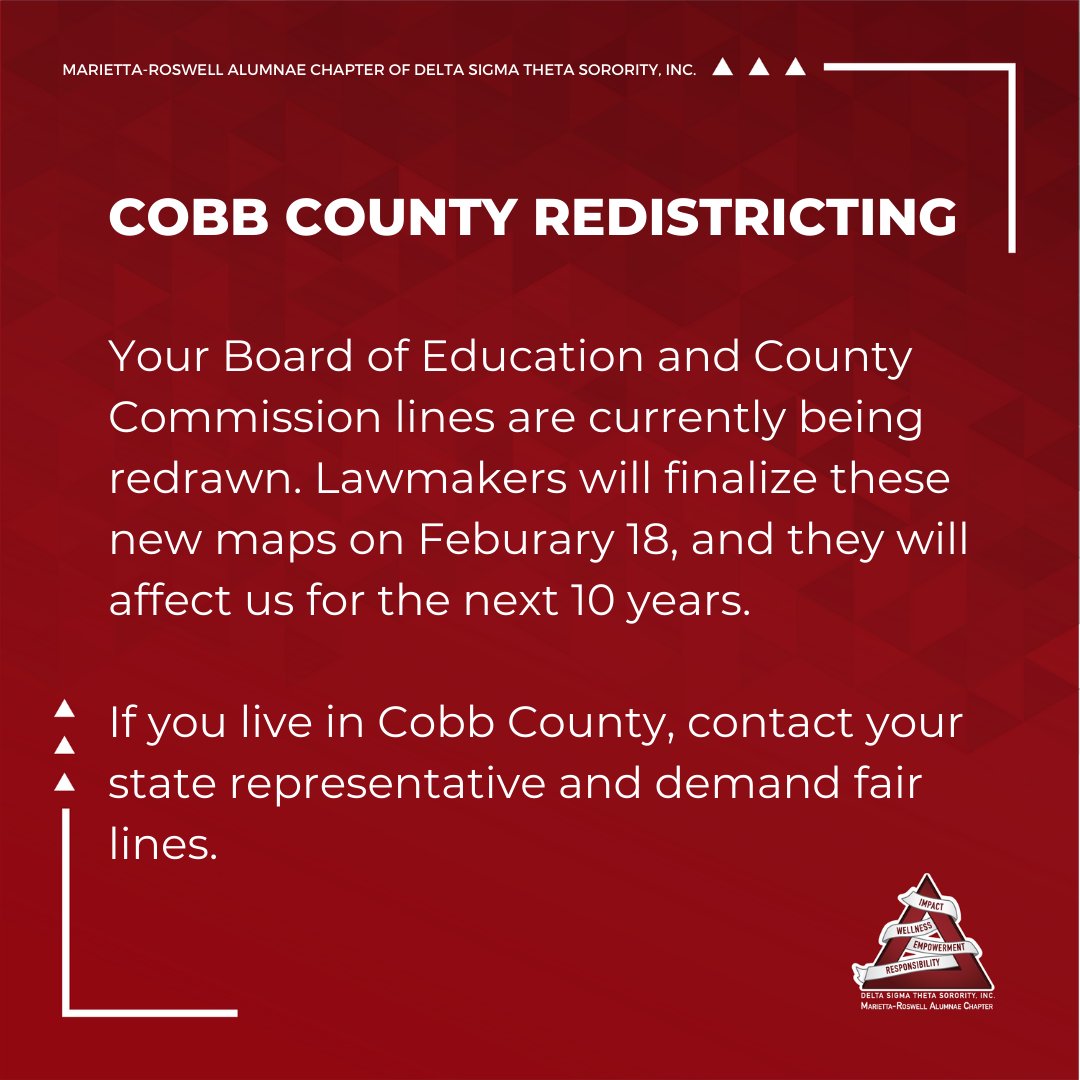 dstmrac's tweet photo. Introducing our "Under the Gold Dome: Legislative Hot Topics" series w/the latest updates on proposed laws from the GA Capitol. This week's update: Cobb County redistricting & East Cobb cityhood. Stay tuned for more! #legislativewatch #cobbcounty #eastcobb #wearesocialaction https://t.co/awK7qfT2hq