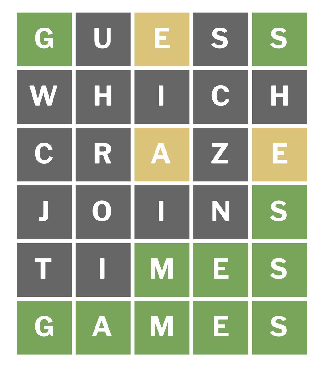 Wordle is joining the @NYTimesGames! nytco.com/press/wordle-n…
