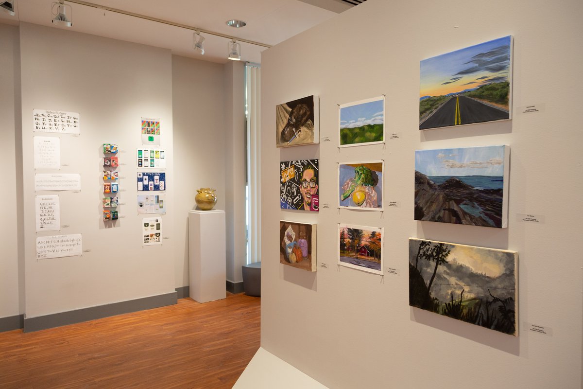 SUNY_Dutchess's tweet photo. Have you had a chance to check out the Fall '21 Student Exhibit in the Mildred I. Washington Art Gallery? https://t.co/TzO3G4IMyF