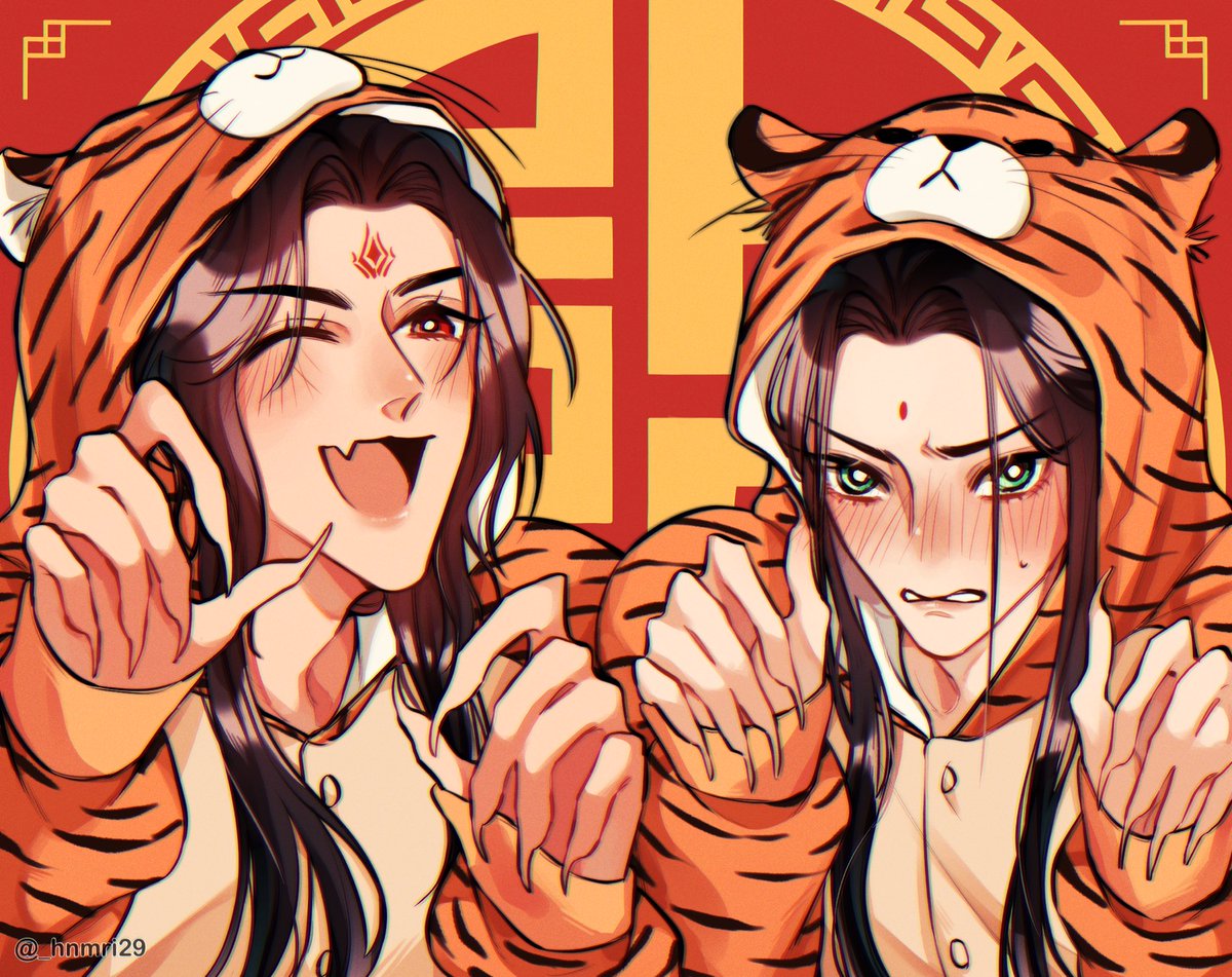 _hnmri29's tweet photo. It’s tiger year!! 🐯🐯🧨🎆

#人渣反派自救系統 #svsss #bingjiu https://t.co/SAL3dJ3RqY