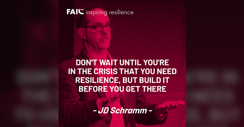 failSharing's tweet photo. Three to do's and three to don's to build resilience: here's what you get at the price of a 10-min speech. It's a deal! Watch JD Schramm's talk @jdschramm at the last FAIL!@MIT, and you'll listen to a story you won't forget: https://t.co/K9OHbmu0vA https://t.co/NAZ2tS9RH7