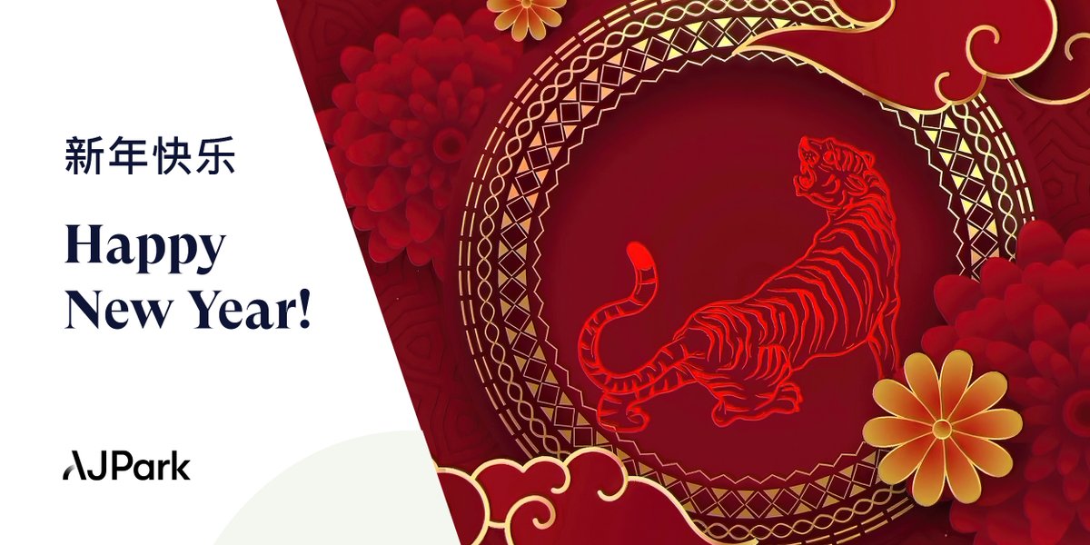 Happy Chinese New Year 2022 from the team at AJ Park. We wish you good luck, good health, great success, and good cheer in the year of the tiger.
#chinesenewyear #cny2022
