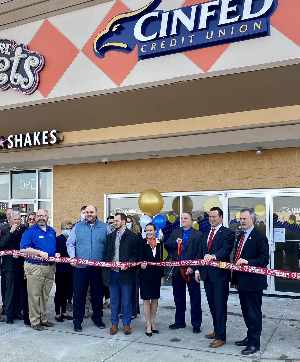 ClermontChamber's tweet image. 👏Congrats to @CinfedCU on the grand opening of your FIRST branch in #UnionTownship! 

📍4450 Eastgate Blvd. #255, Cincinnati, OH 45245 
 
#ProudlyClermont #ClermontCounty #ClermontChamber #CinfedCreditUnion #Ribboncutting
