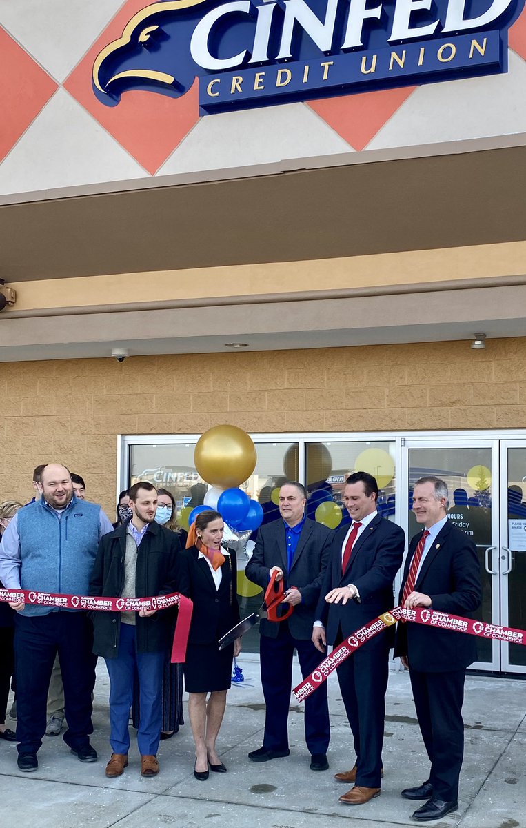 ClermontChamber's tweet image. 👏Congrats to @CinfedCU on the grand opening of your FIRST branch in #UnionTownship! 

📍4450 Eastgate Blvd. #255, Cincinnati, OH 45245 
 
#ProudlyClermont #ClermontCounty #ClermontChamber #CinfedCreditUnion #Ribboncutting