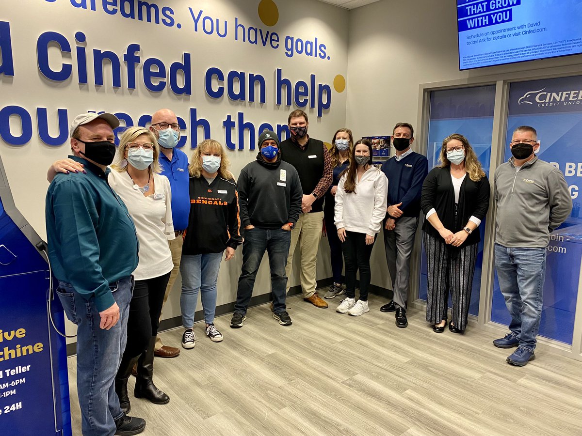 ClermontChamber's tweet image. 👏Congrats to @CinfedCU on the grand opening of your FIRST branch in #UnionTownship! 

📍4450 Eastgate Blvd. #255, Cincinnati, OH 45245 
 
#ProudlyClermont #ClermontCounty #ClermontChamber #CinfedCreditUnion #Ribboncutting