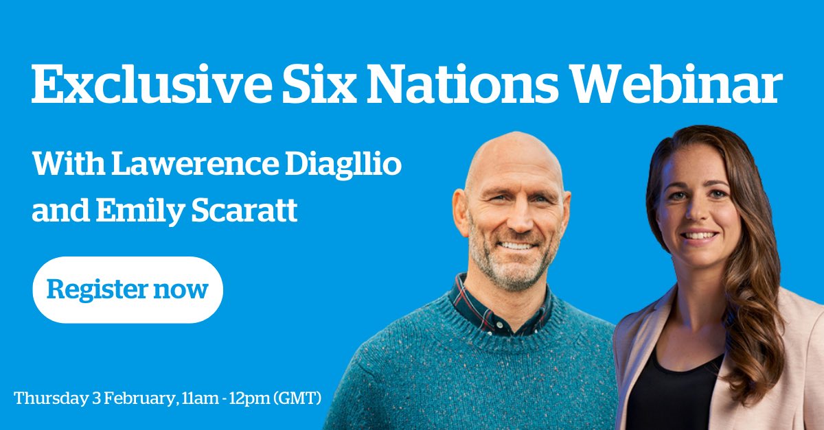 Really looking forward to the Six Nations webinar with @qbeeo on Thursday 3rd @ 11am.  You can sign up at bit.ly/3L3YKYD to hear what Lawrence and I reckon will happen and why this could be a high scoring tournament 🤞🏼