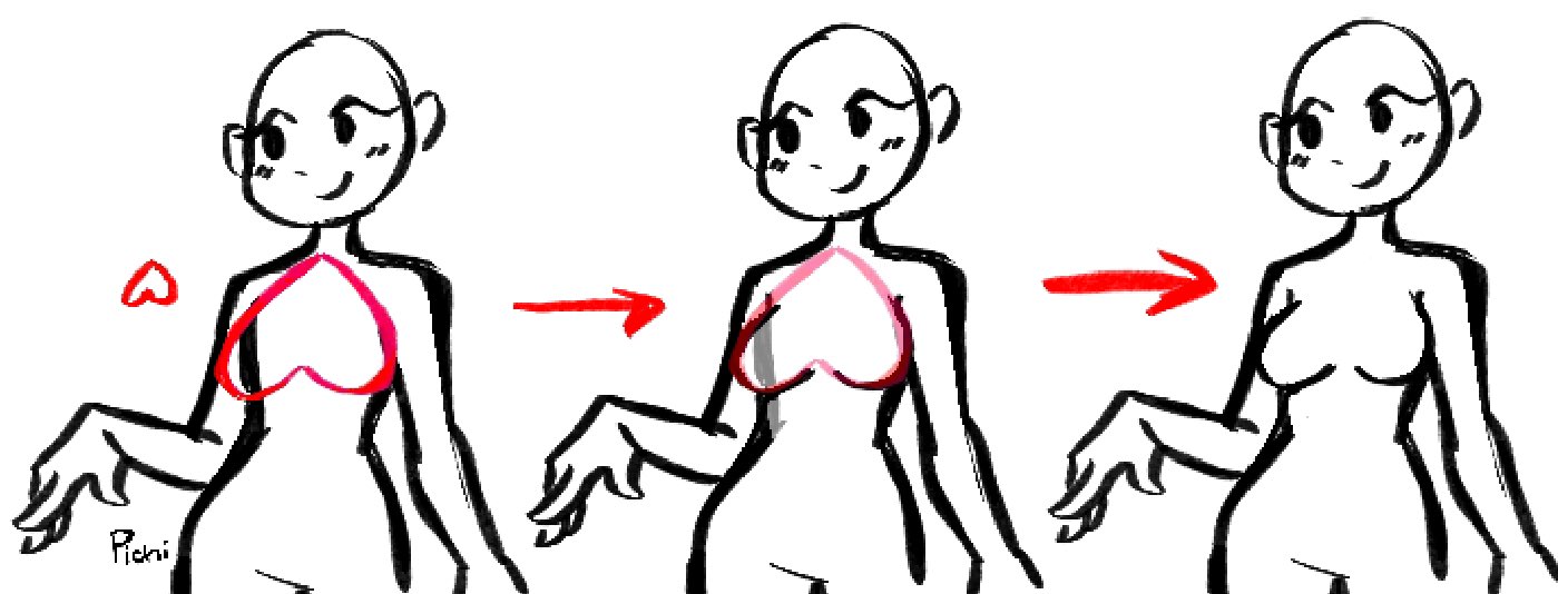 Pichi 🍑 on X: Just wanna spread the word and let y'all know that upside  down hearts are op for drawing boobs  / X