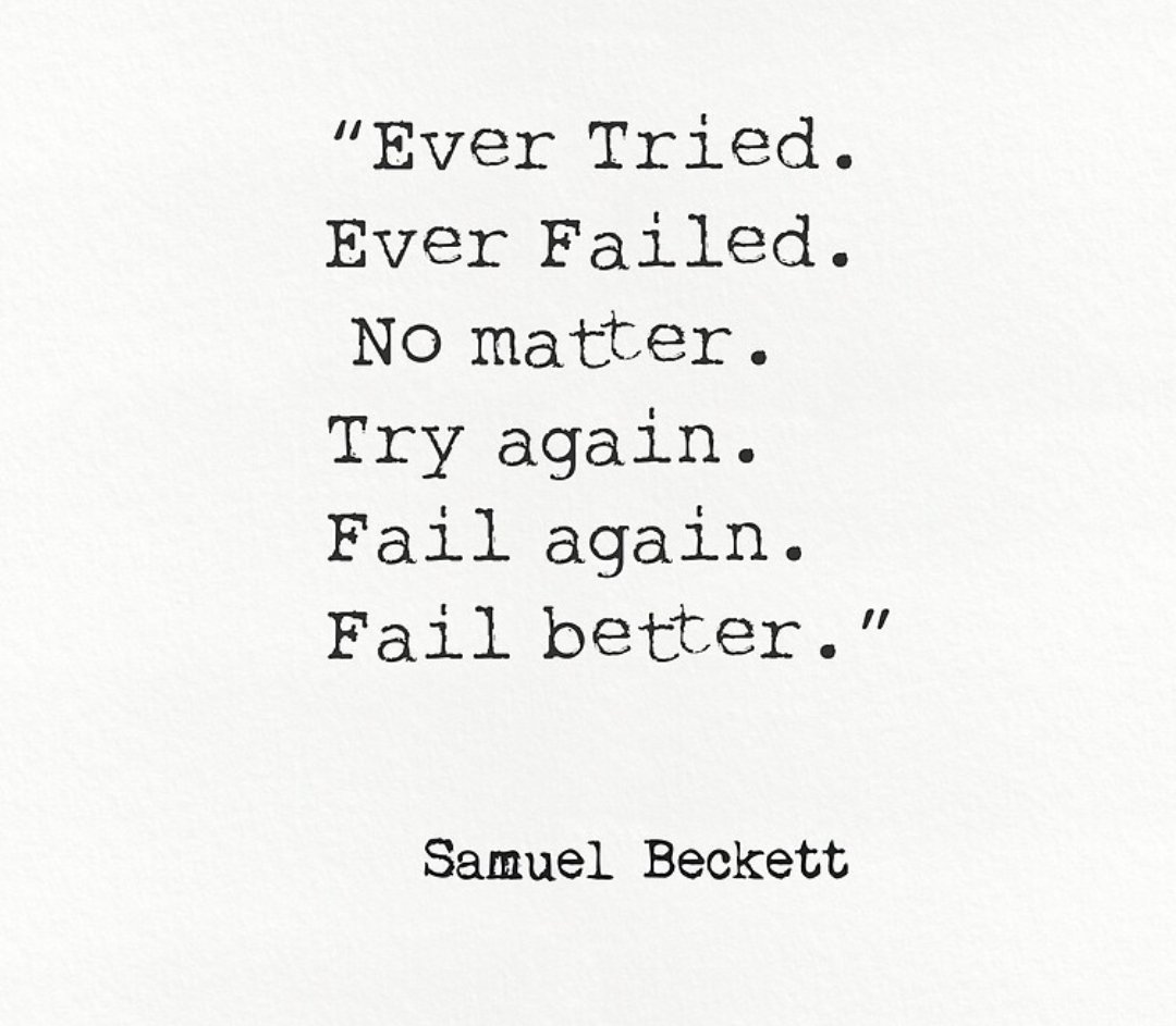 mimnagh89's tweet photo. "Our daily experience as teachers is failure...keep improving practice until you retire or die!" -Dylan William #pdsl @patriciamannixm @niamhickey @Leaders_SoE https://t.co/Qu9tcUkwrU
