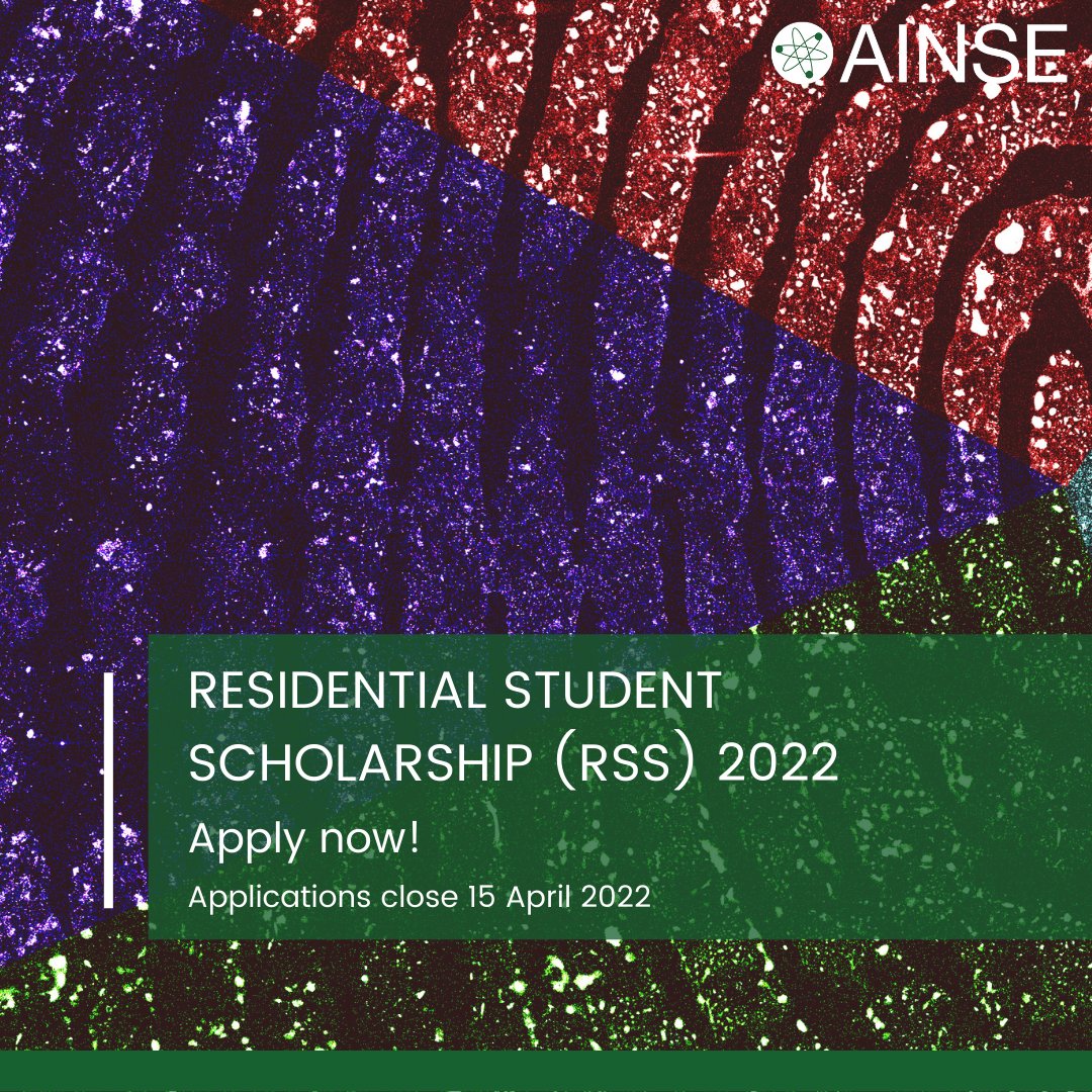 AINSE Ltd. (@ainse_ltd) on Twitter photo Applications are now open for TWO of AINSE's postgraduate scholarships - the Postgraduate Research Award (#PGRA) and the Residential Student Scholarship (#RSS).
Aus. and N.Z. students enrolled at AINSE-member universities can find more details below! (1/4)
ainse.edu.au/scholarships/ Applications are now open for TWO of AINSE's postgraduate scholarships - the Postgraduate Research Award (#PGRA) and the Residential Student Scholarship (#RSS).
Aus. and N.Z. students enrolled at AINSE-member universities can find more details below! (1/4)
ainse.edu.au/scholarships/