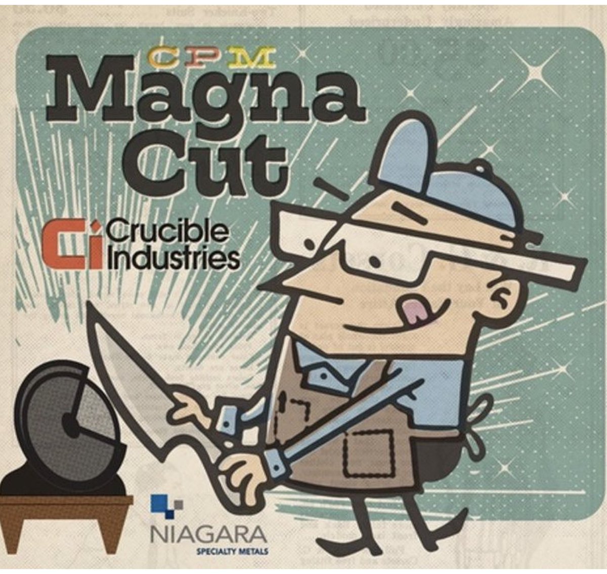 KnifeArt's tweet photo. We just new posted an article on  #magnacut #knife steel —> https://t.co/etmTV64Lvr https://t.co/SduPWQZR9Q