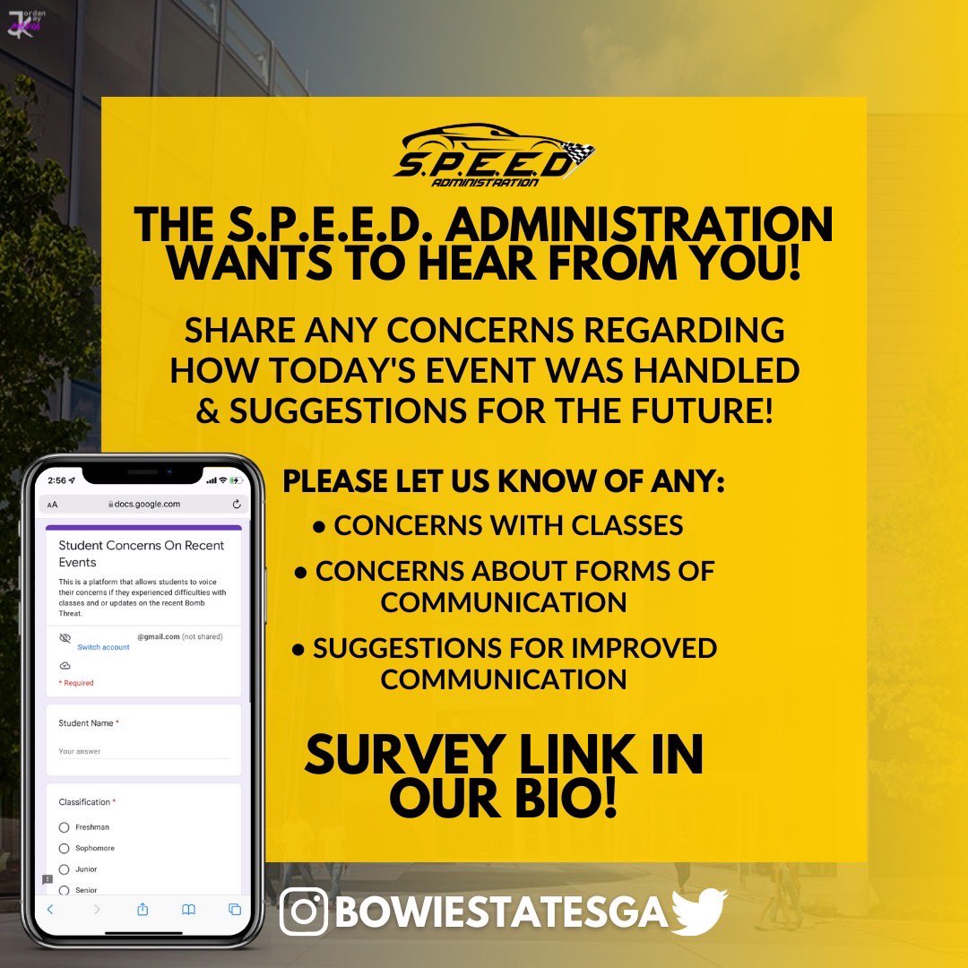 Bowie State SGA | S.P.E.E.D. 🏁 tweet media