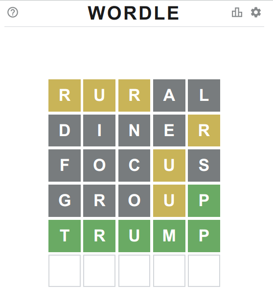 mattsheffield's tweet photo. The New York Times bought Wordle. Here's an exclusive inside look at the gameplay of the first answer they've chosen. https://t.co/eOgDTeAiC4