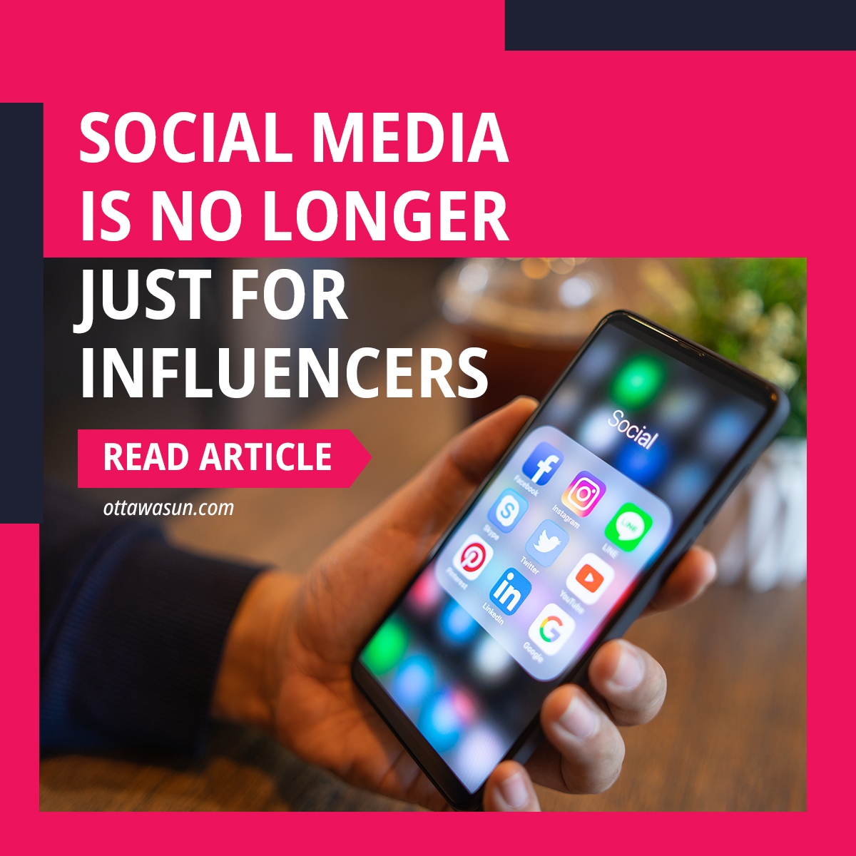 KIMBOdesign's tweet photo. Content is essential. Because social affects us all. "Professionals selling themselves to businesses, businesses selling to customers..."

Article by: @OttawaSun. Read the full article: https://t.co/2nPIJ7MTOl

#socialmediamarketing #ottawasun #socialmedia https://t.co/oETyDeepvm