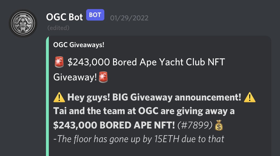 cepdood's tweet photo. The real reason why the @BoredApeYC floor has been on the move #KNAWLEDGE https://t.co/22B6VDCvfU