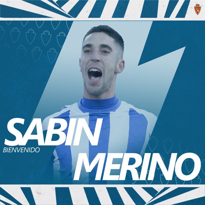 Sabin Merino, nuevo jugador del Real Zaragoza.