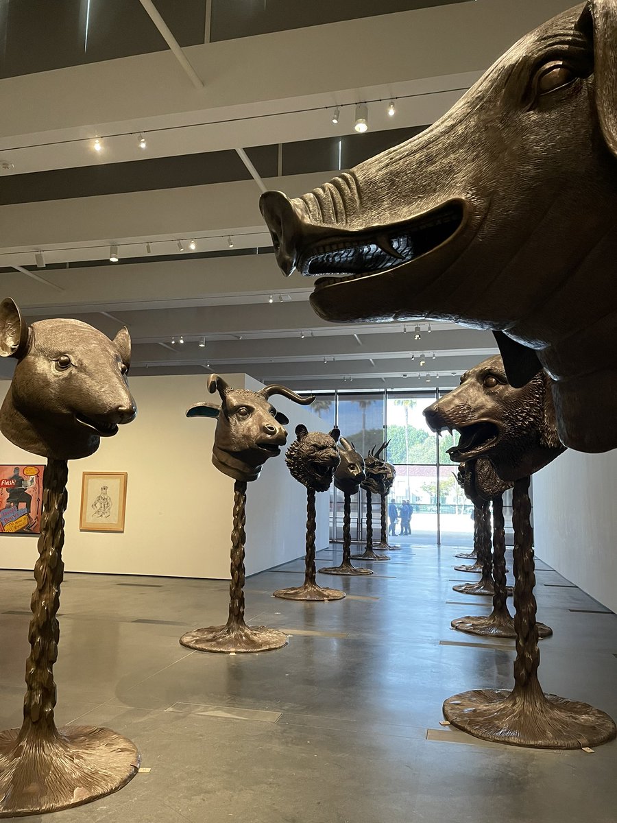 Stopped by #LACMA this weekend and ran into #CircleofAnimals exhibit by artist/activist/author @aiww
#1000YearsofJoysandSorrows his new book is one of the best I’ve read in recent memory.
It sticks with you like a piece of gravel in your shoe (read it to get it)